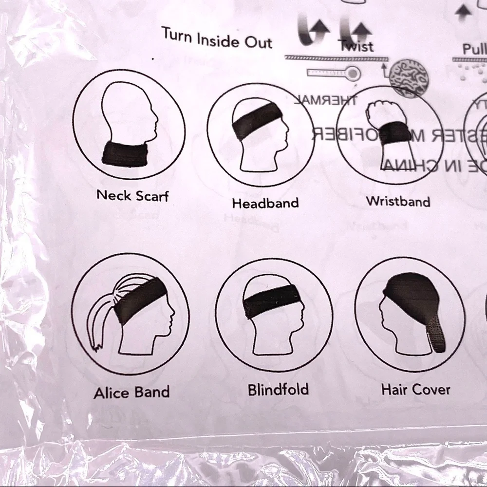 Multi Functional Seamless Headwear/Mask - One Size